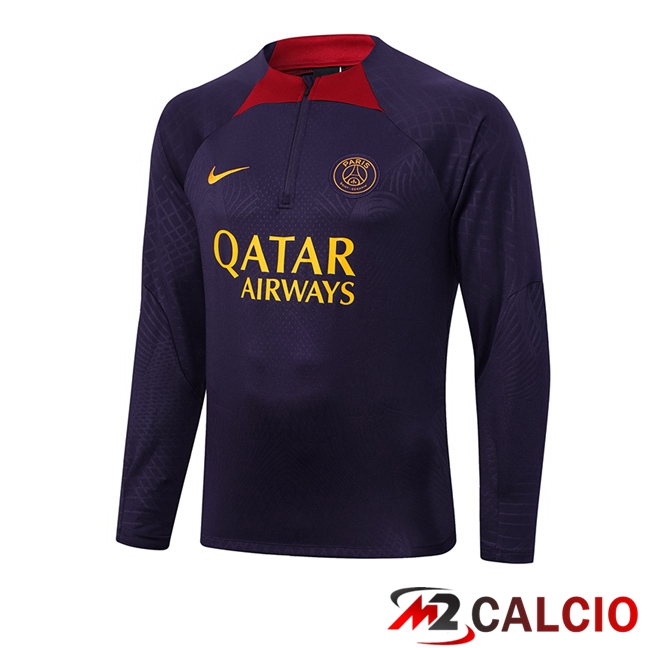 Felpa Allenamento Paris PSG Viola 2023/2024