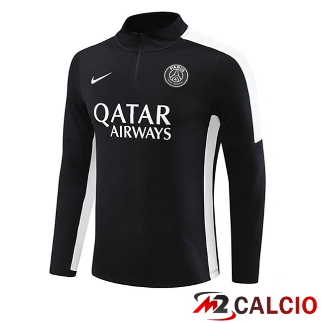 Felpa Allenamento Paris PSG Nero 2023/2024