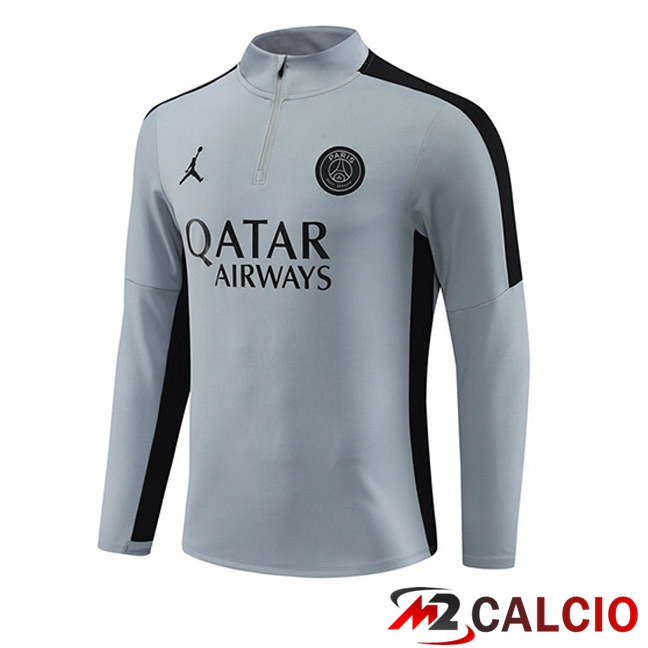Felpa Allenamento JORDAN Paris PSG Grigio 2023/2024