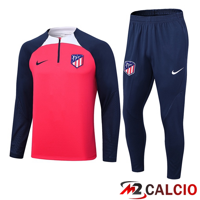 Insieme Tuta Calcio Atletico Madrid Rosso 2023/2024