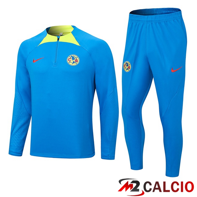 Insieme Tuta Calcio Club America Blu 2023/2024