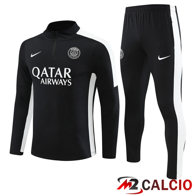 Insieme Tuta Calcio Paris PSG Nero 2023/2024