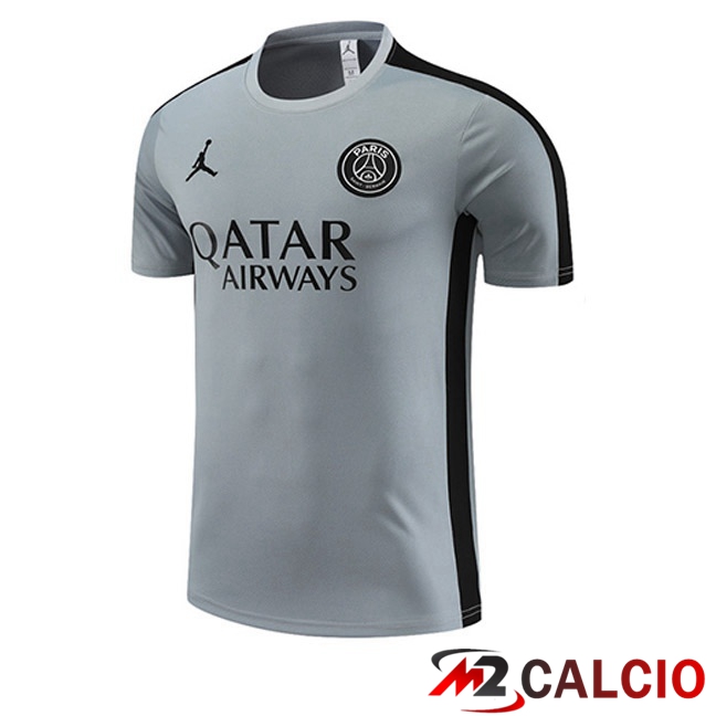 T Shirt Allenamento JORDAN Paris PSG Grigio 2023/2024