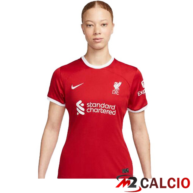 Maglie Calcio FC Liverpool Donna Prima Rosso 2023/2024