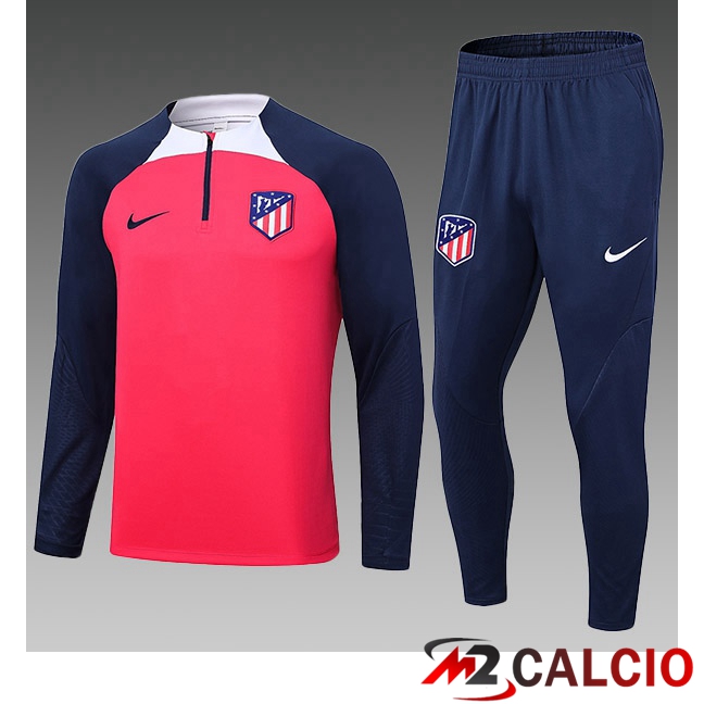 Insieme Tuta Calcio Atletico Madrid Bambino Rosso 2023/2024