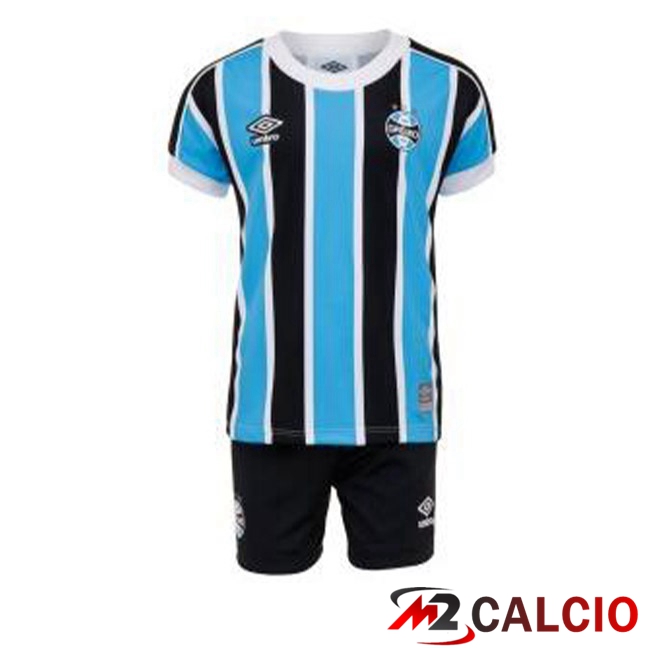 Maglie Calcio Gremio Bambino Prima Nero Blu 2023/2024