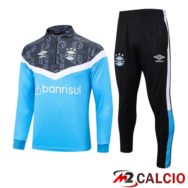 Insieme Tuta Calcio Gremio Blu Nero 2023/2024