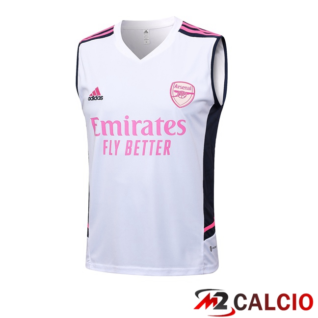Canotta Calcio Arsenal Bianco 2023/2024