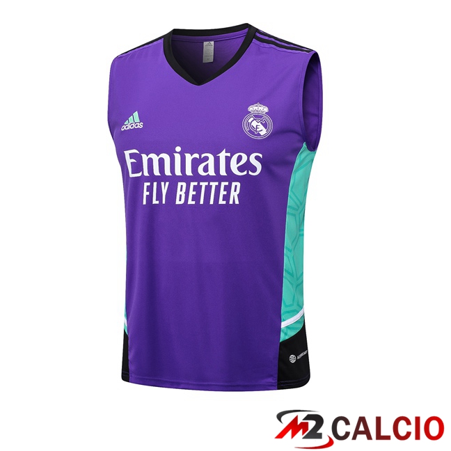 Canotta Calcio Real Madrid Viola 2023/2024