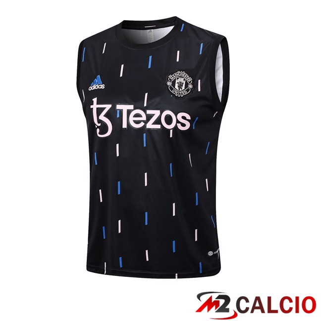 Canotta Calcio Manchester United Nero 2023/2024