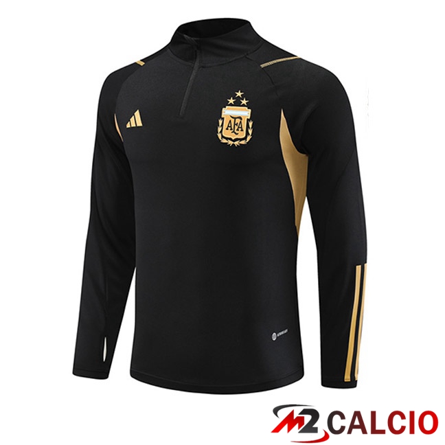 Felpa Allenamento Argentina Nero 2023/2024