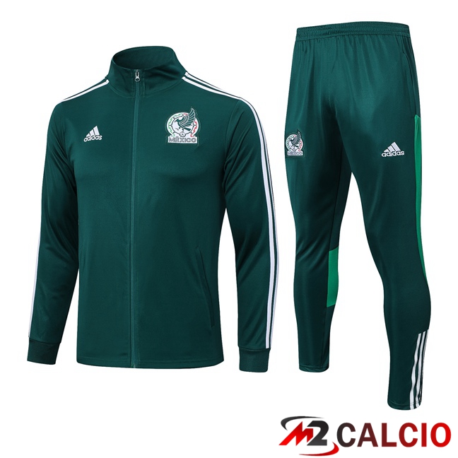 Insieme Tuta Calcio - Giacca Messico Verde 2023/2024