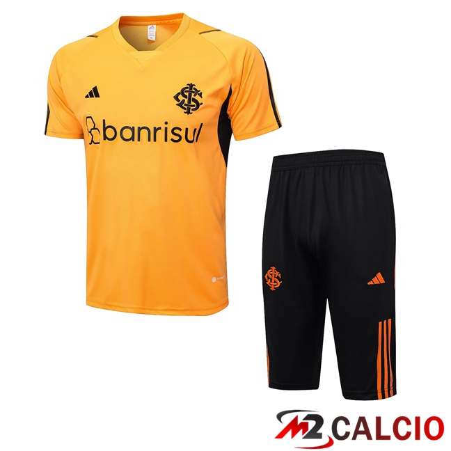 T Shirt Allenamento SC Internacional + Pantaloncini Arancia 2023/2024