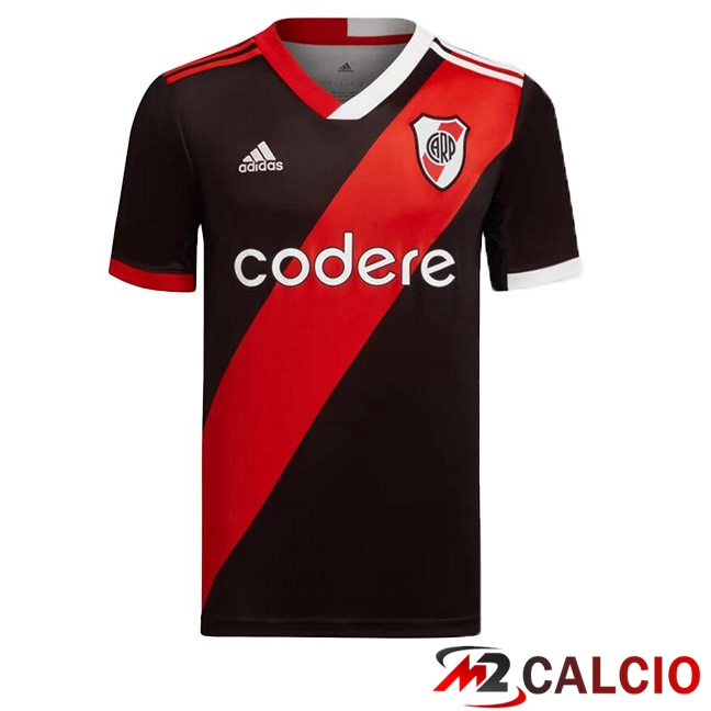Maglia Calcio River Plate Terza Nero Rosso 2023/2024