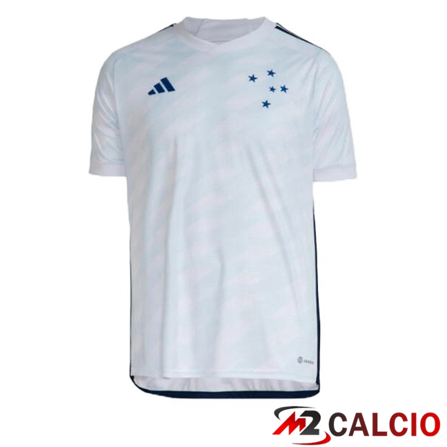 Maglia Calcio Cruzeiro EC Seconda Bianco 2023/2024