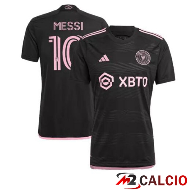 Maglia Calcio Inter Miami CF (MESSI 10) Seconda Nero 2023/2024