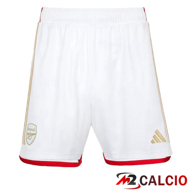 Pantaloncini Calcio Arsenal Prima Bianco 2023/2024