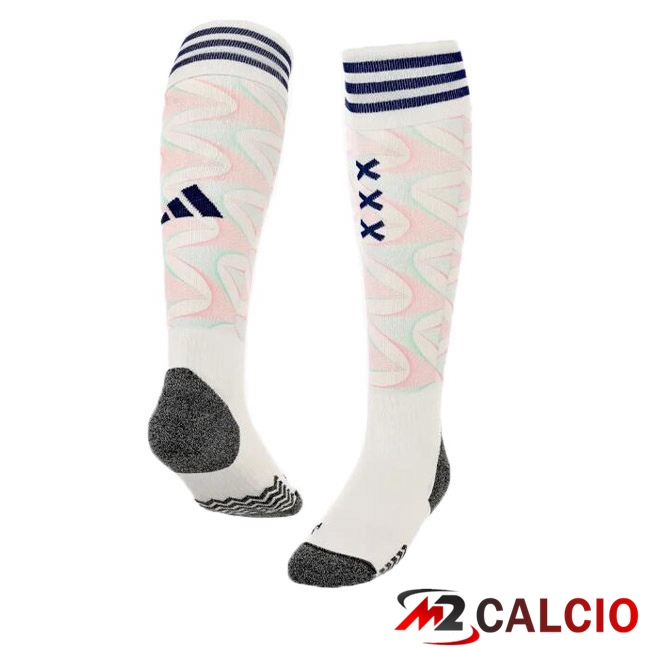 Calzini Calcio AFC Ajax Seconda Bianco 2023/2024