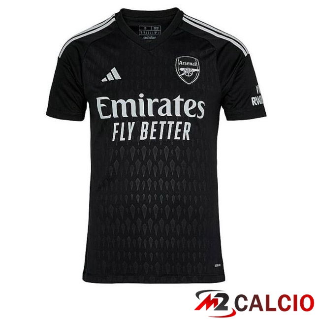 Maglia Calcio Arsenal Portiere Nero 2023/2024