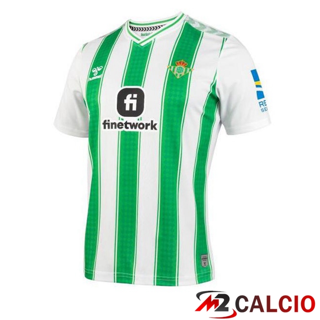 Maglia Calcio Real Betis Prima Verde Bianco 2023/2024