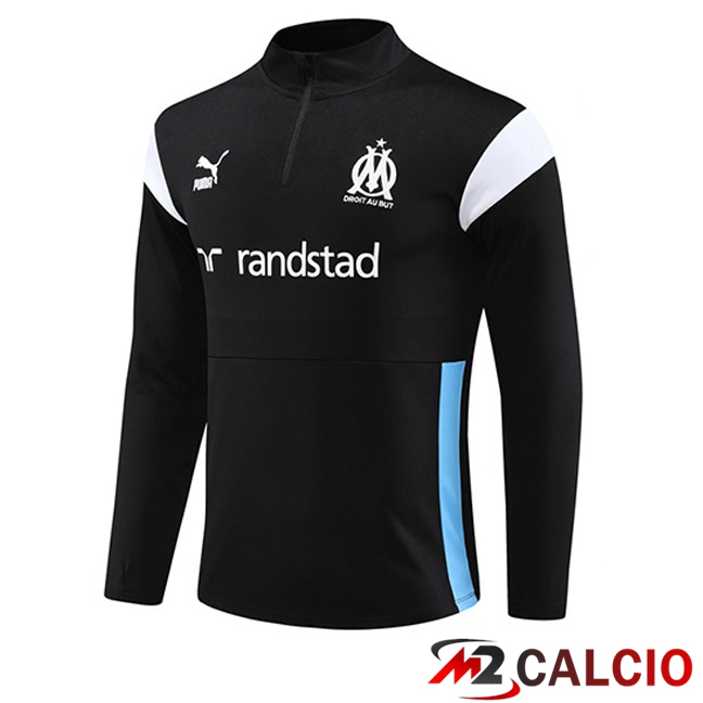 Felpa Allenamento Marsiglia OM Nero 2023/2024