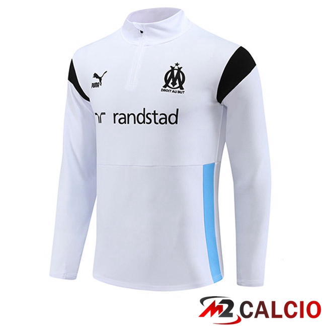 Felpa Allenamento Marsiglia OM Bianco 2023/2024