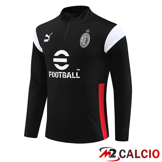 Felpa Allenamento AC Milan Nero 2023/2024