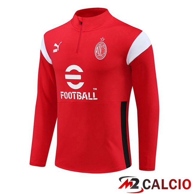 Felpa Allenamento AC Milan Rosso 2023/2024