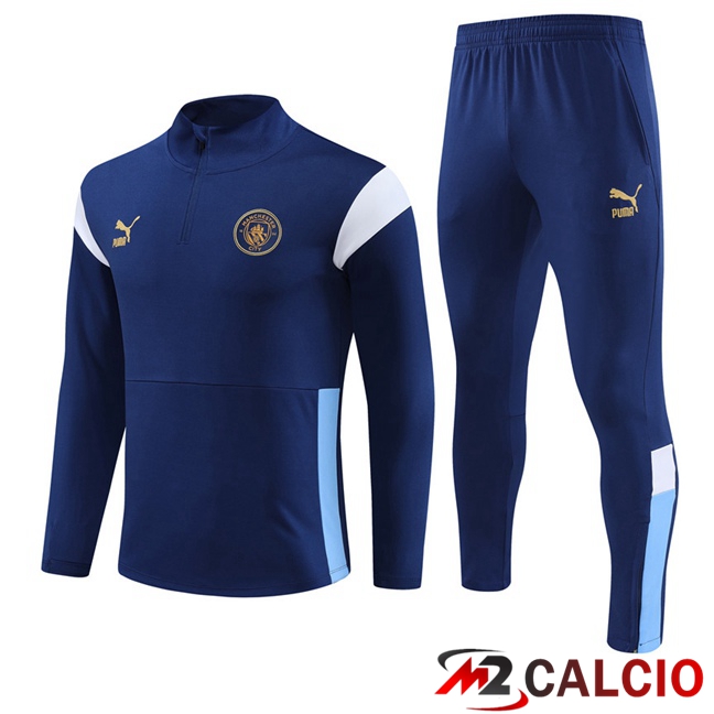 Insieme Tuta Calcio Manchester City Blu Reale 2023/2024