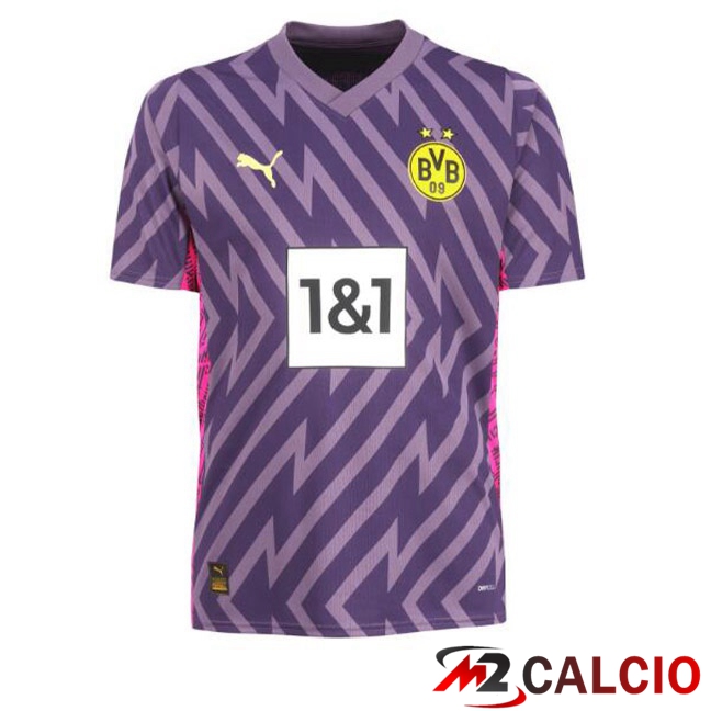Maglia Calcio Dortmund BVB Portiere Viola 2023/2024