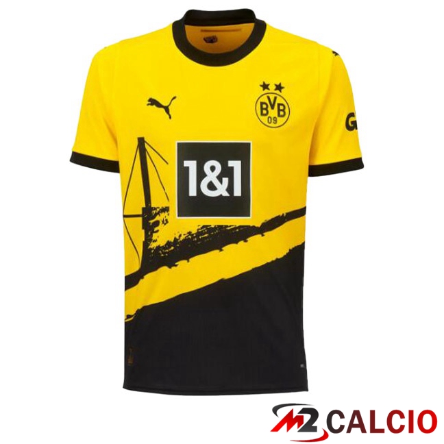 Maglia Calcio Dortmund BVB Prima Giallo Nero 2023/2024