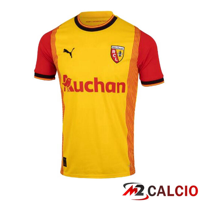 Maglia Calcio RC Lens Prima Giallo Rosso 2023/2024