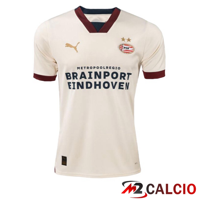Maglia Calcio PSV Eindhoven Seconda Marrone 2023/2024