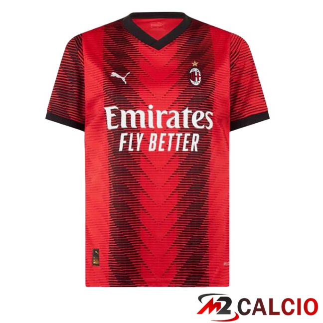 Maglia Calcio AC Milan Prima Rosso 2023/2024