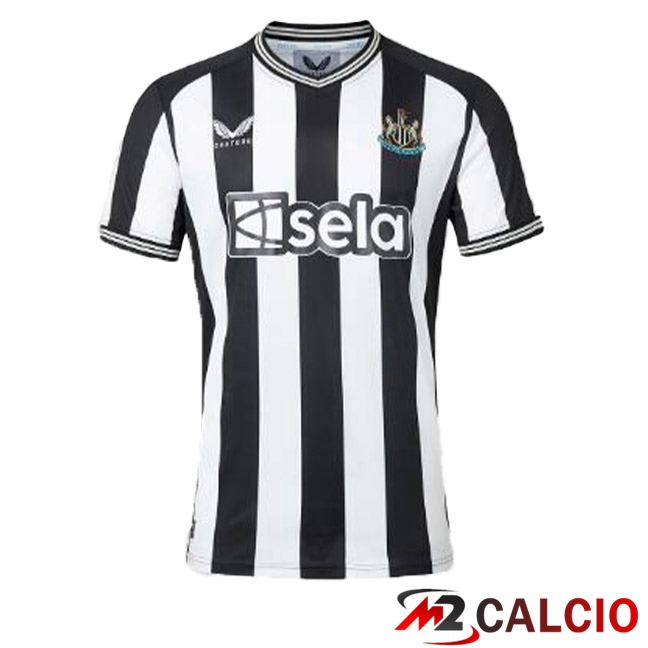 Maglia Calcio Newcastle United Prima Bianco Nero 2023/2024