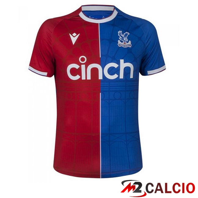 Maglia Calcio Crystal Palace Prima Rosso Blu 2023/2024
