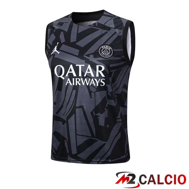 Canotta Calcio Paris PSG Nero 2023/2024