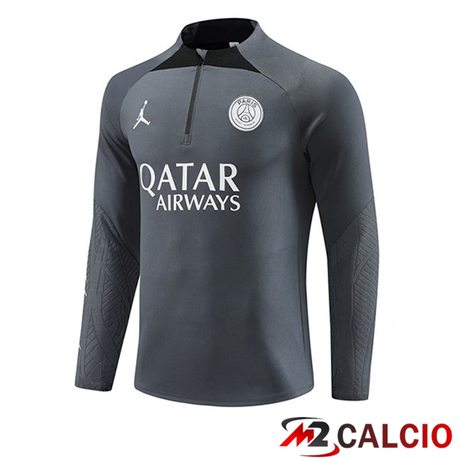 Felpa Allenamento JORDAN Paris PSG Grigio 2023/2024