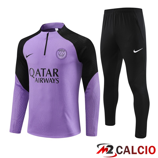 Insieme Tuta Calcio Paris PSG Viola 2023/2024