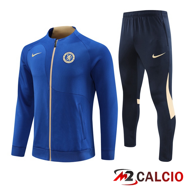 Insieme Tuta Calcio - Giacca FC Chelsea Blu 2023/2024