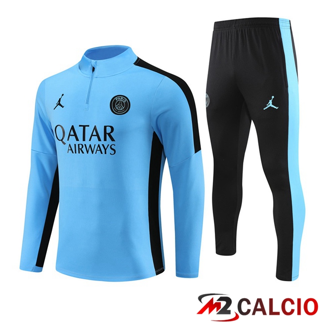 Insieme Tuta Calcio JORDAN Paris PSG Blu 2023/2024
