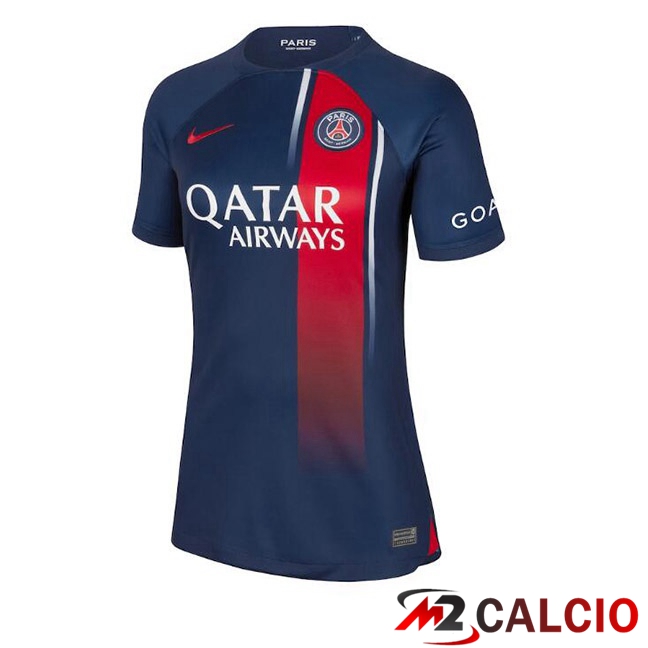 Maglia Calcio Paris PSG Donna Prima Blu Reale 2023/2024