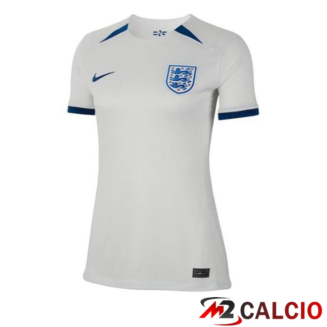 Maglia Calcio Inghilterra Donna Prima Bianco 2023/2024