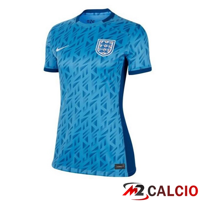Maglia Calcio Inghilterra Donna Seconda Blu 2023/2024