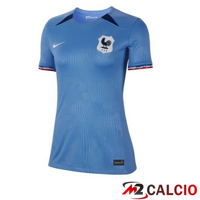 Maglia Calcio Francia Donna Prima Blu 2023/2024