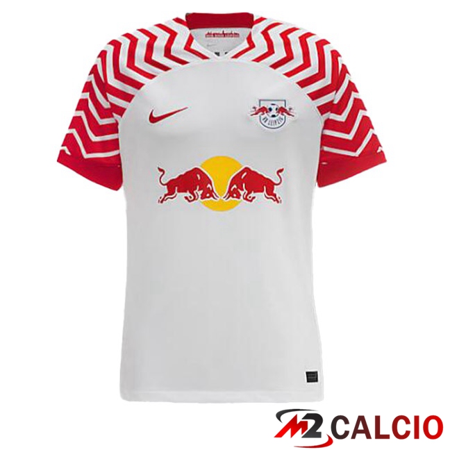 Maglia Calcio RB Leipzig Prima Bianco 2023/2024