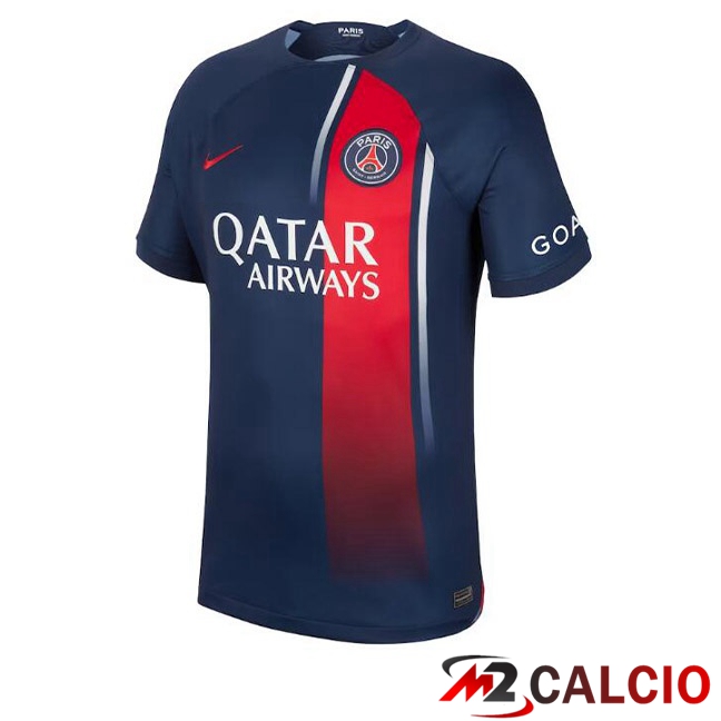 Maglia Calcio Paris PSG Prima Blu Reale 2023/2024