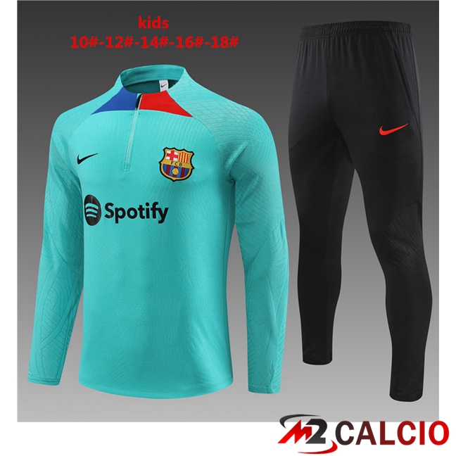 Insieme Tuta Calcio FC Barcellona Bambino Blu 2023/2024