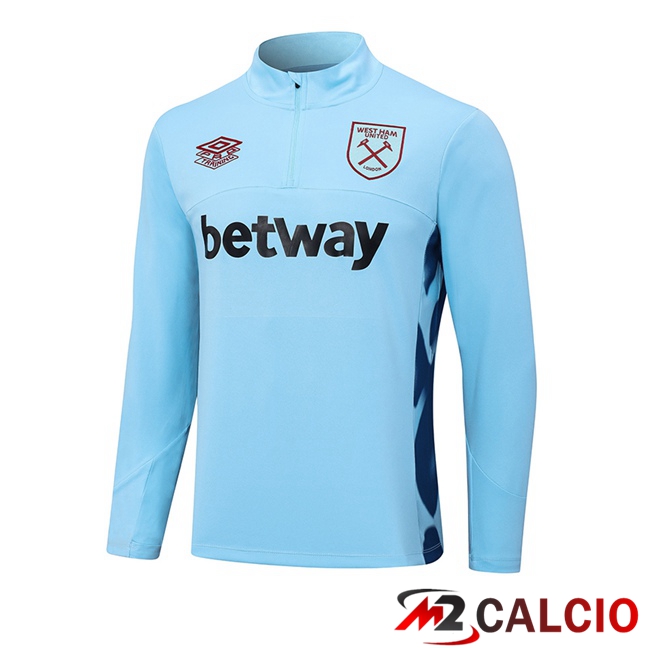Felpa Allenamento West Ham Blu 2023/2024