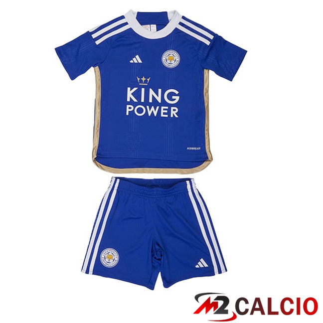Maglie Calcio Leicester City Bambino Prima Blu 2023/2024